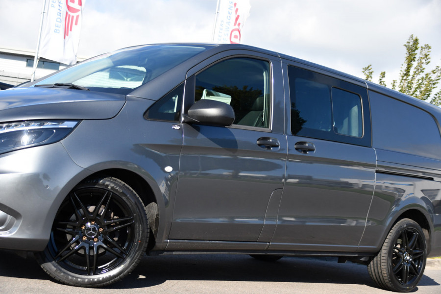 Mercedes-Benz Vito 190pk CDI L3 DC PB Edition Camera, Cruise, Carplay, LED, 2 x Schuifdeur, Automaat, Multimedia, Leder, Uniek!
