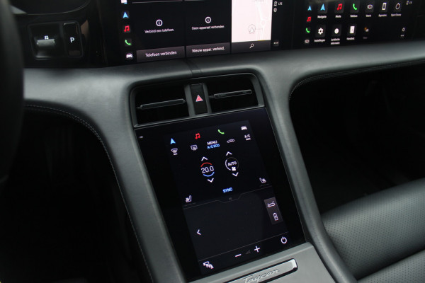Porsche Taycan Sport Turismo 93 kWh / Panoramadak / 360Camera / Passenger Display / Luchtvering / 21'' / Adaptieve Stoelen / CarPlay / Keyless / Bose / Stoel+Stuurverwarming / Dodehoek / ACC