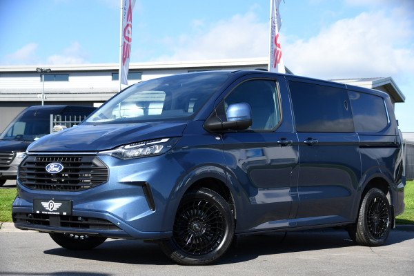 Ford Transit Custom 300 2.0 TDCI L1H1 DC Limited PB Edition Adaptieve Cruise, Camera, Carplay, LED, Stoelverwarming, 2 x Schuifdeur, Automaat, Stuurverwarming, Trekhaak, 170pk, Uniek!