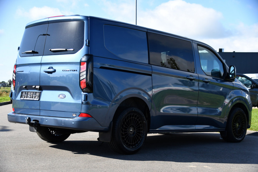 Ford Transit Custom 300 2.0 TDCI L1H1 DC Limited PB Edition Adaptieve Cruise, Camera, Carplay, LED, Stoelverwarming, 2 x Schuifdeur, Automaat, Stuurverwarming, Trekhaak, 170pk, Uniek!