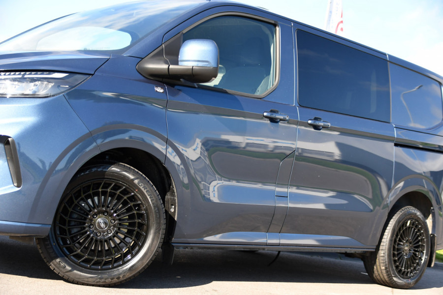 Ford Transit Custom 300 2.0 TDCI L1H1 DC Limited PB Edition Adaptieve Cruise, Camera, Carplay, LED, Stoelverwarming, 2 x Schuifdeur, Automaat, Stuurverwarming, Trekhaak, 170pk, Uniek!