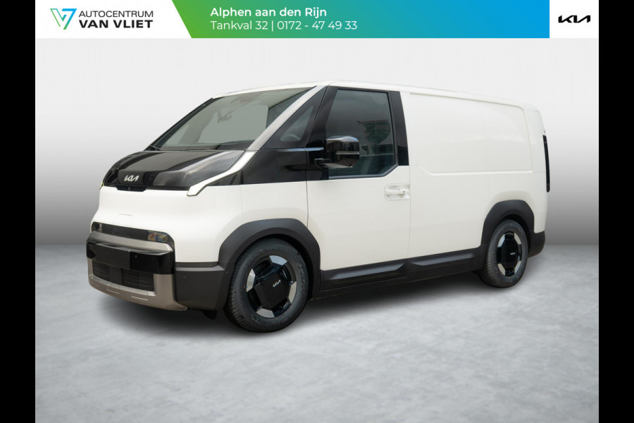 Kia PV5 L2H1 Elite Executive 71.2 kWh | Actieprijs* | OP VOORRAAD | Stoel ventilatie | All season banden | Navi. | Clima. | Achteruitrijcamera | Adapt. Cruise. | Stoel&Stuur Verwarming | Dodehoekcamera | Parkeersensoren | Bekleding In Stof/Lederlook Combinatie