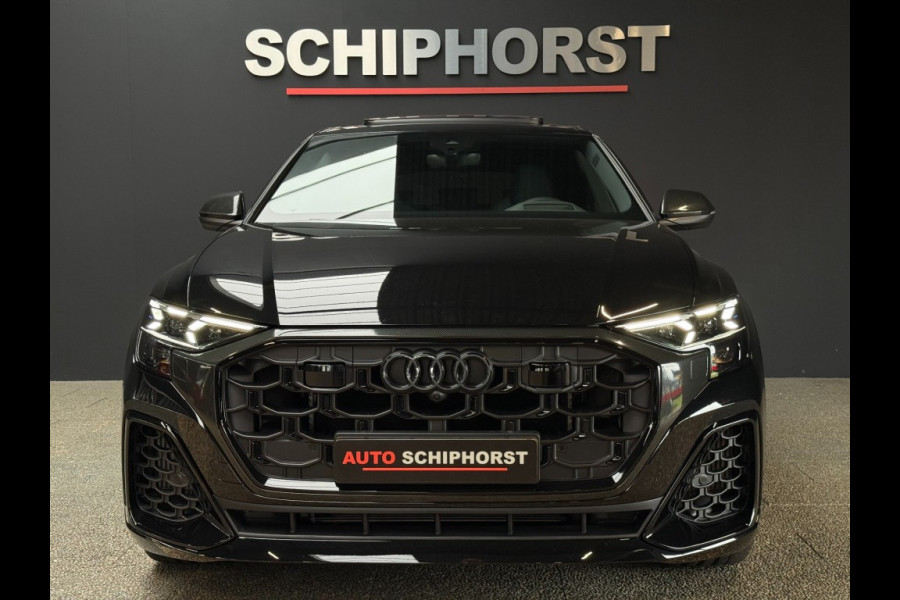 Audi Q8 55 Tfsi S-LINE Competiton 23 inch Rs zetels Carbon look soft close Trekhaak B&O 360 camera