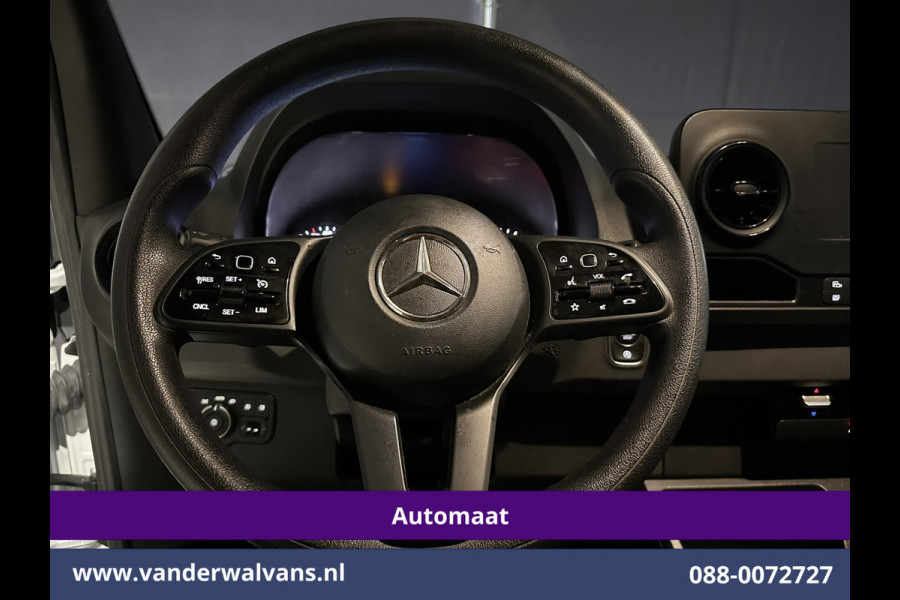 Mercedes-Benz Sprinter 317 CDI 170pk 9G-Tronic Automaat 3500kg Trekhaak L3H2 Euro6 Airco | 360 graden Camera | Navigatie | Apple Carplay | Stoelverwarm Android Auto, Cruisecontrol, Chauffeursstoel, Parkeersensoren, Bijrijdersbank