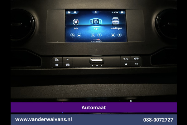 Mercedes-Benz Sprinter 317 CDI 170pk 9G-Tronic Automaat 3500kg Trekhaak L3H2 Euro6 Airco | 360 graden Camera | Navigatie | Apple Carplay | Stoelverwarm Android Auto, Cruisecontrol, Chauffeursstoel, Parkeersensoren, Bijrijdersbank