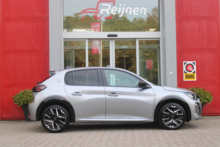 Peugeot 208 1.2 Hybrid 110PK AUTOMAAT GT | CAMERA VOOR + ACHTER | NAVIGATIE | DRAADLOZE APPLE CARPLAY/ANDROID AUTO | FULL LED KOPLAMPEN | LICHTMETALEN VELGEN 17" | DODEHOEK DETECTIE | DRAADLOZE TELEFOONLADER | KEYLESS ENTRY/START | DAB+ RADIO | ADAPTIVE CRUISE CONTROL | CLIMATE CONTROL | SFEERVERLICHTING |