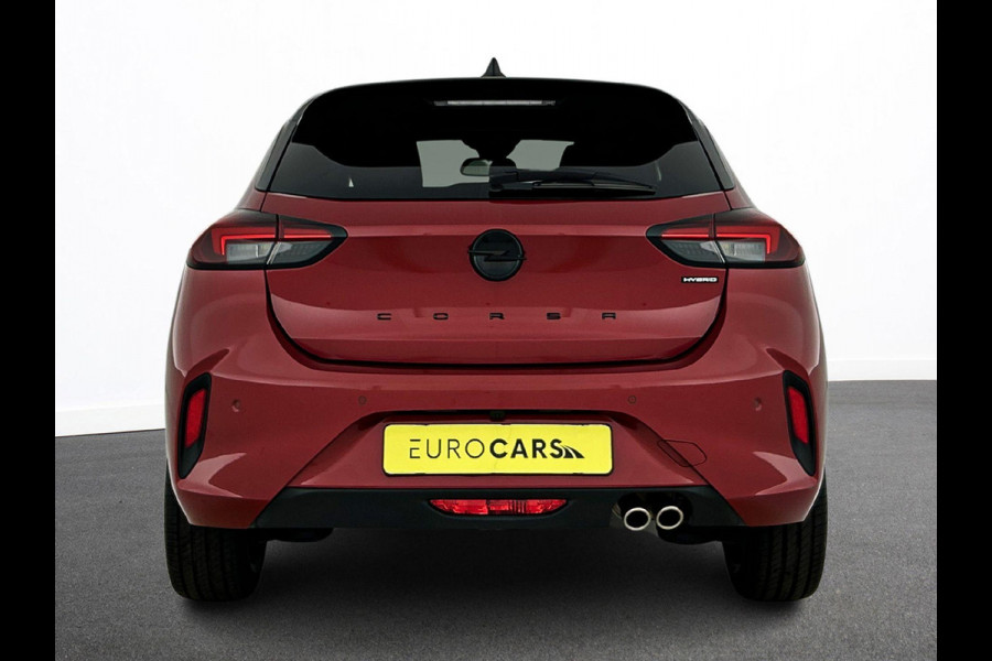 Opel Corsa 1.2 Turbo 136pk Hybrid GS Automaat Navigatie Apple Carplay/Android Auto Camera Parkeersensoren Cruise Control Dodehoek assistent Stoel- en stuurverwarming Full-LED-Matrix-koplamp Airco Lichtmetalen velgen