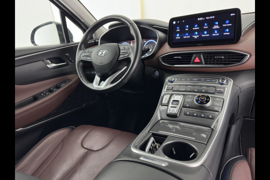 Hyundai Santa Fe 1.6 T-GDI PHEV Premium (Plug-in) (INCL-BTW) *HEAD-UP | LEATHER | FULL-LED | ADAPTIVE-CRUISE | TOP-VIEW | BLINDSPOT | MEMORY-PACK | DIGI-COCKPIT | SHIFTPADDLES | PRIVACYGLASS | NAVI-FULLMAP | 19''ALU | TOWBAR*