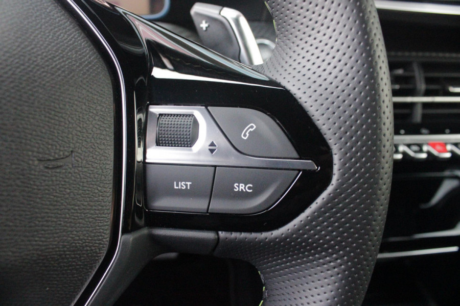 Peugeot 208 1.2 Hybrid 145PK AUTOMAAT GT PACK | ELEKTRISCH BEDIENBARE BESTUURDERSSTOEL MET MASSAGE FUNCTIE | ALCANTARA BEKLEDING | STOEL VERWARMING | CRUISE CONTROL | DAB+ RADIO | APPLE CARPLAY/ANDROID AUTO | FULL LED KOPLAMPEN | KEYLESS ENTRY/START | 17" LICHTMETALEN VELGEN | CLIMATE CONTROL | PARKEERSENSOREN VOOR + ACHTER | ACHTERUITRIJ CAMERA | SFEERVERLICHTING |