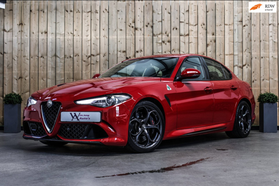 Alfa Romeo Giulia 2.9 V6 Quadrifoglio *Kuipstoelen*H/K*ACC*1e eigenaar*