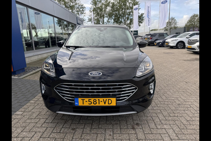 Ford Kuga 2.5 PHEV Titanium 225pk | Winterpack | Trekhaak | Verlengde fabrieksgarantie tot 14-09-2031 (max 160.000km) | Michelin Cross Climate | 1.500kg Trekgewicht