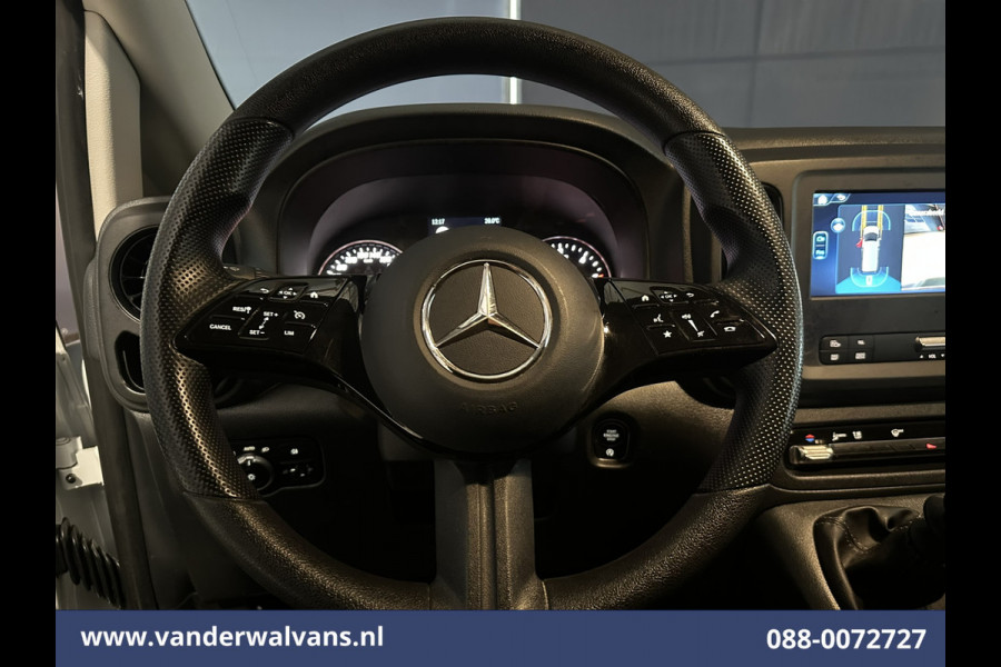 Mercedes-Benz Vito 116 CDI 164pk L2H1 2025 Model Euro6 Airco | Camera | XXL MBUX | Navigatie | Cruisecontrol | Stoelverwarming Parkeersensoren, Bijrijdersbank