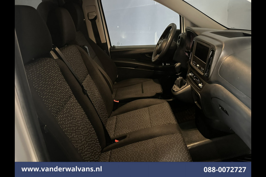 Mercedes-Benz Vito 116 CDI 164pk L2H1 2025 Model Euro6 Airco | Camera | XXL MBUX | Navigatie | Cruisecontrol | Stoelverwarming Parkeersensoren, Bijrijdersbank