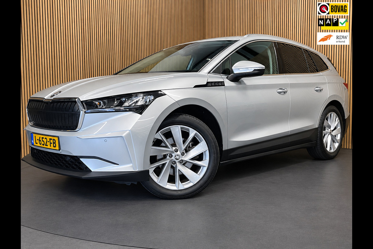 Škoda ENYAQ iV 60|90% SOH|1/2 LEDER|APPLE CARPLAY|ANDROID AUTO|NAVIGATIE|CAMERA|CLIMATE+CRUISE CONTROL|NL-AUTO|NAP|1 EIG|INCL.BTW|