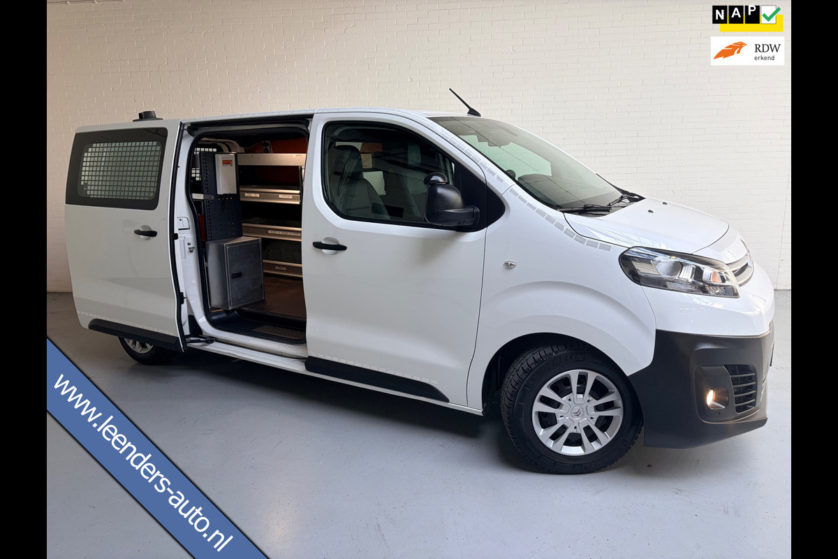 Citroën Jumpy Citroen Jumpy Servicewagen 1.5 BlueHDI 100 M Club euro6 L2H1 V230 omvormer BOTT inrichting Trekhaak, RIJKLAARPRIJS!