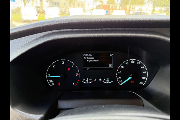 Ford Transit 350 2.0 TDCI 170pk L3H2 DC 5 persoons Trend / vaste prijs rijklaar € 25.950 ex btw / euro 6 / bpm vrij / lease vanaf € 424 / raptor grille / blauw metallic / trekhaak 2500 kg