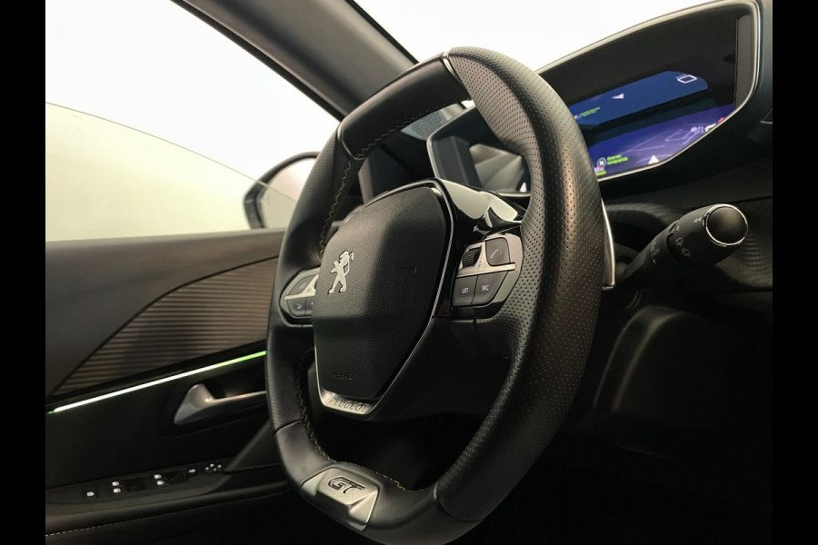 Peugeot 208 1.2 PureTech GT Pack 130PK AUTOMAAT PARELMOER WIT ALCANTARA AIRCO CLIMA NAVI CRUISE STOELVERW APPLE CARPLAY NIEUWSTAAT