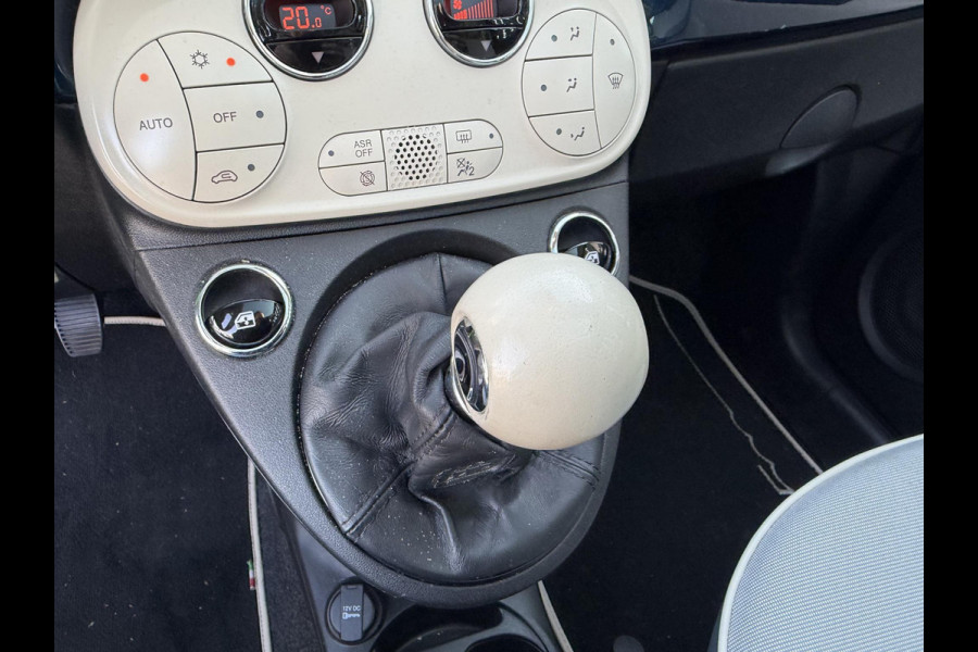Fiat 500 1.2 Lounge | Panoramadak | Navigatie | Parkeersensoren | DAB | Lichtmetalen Velgen |