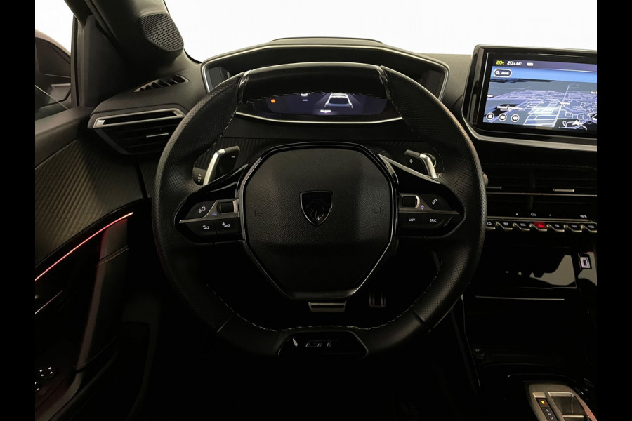 Peugeot 208 1.2 Hybrid 145 e-DCS6 GT AUTOMAAT AIRCO NAVI CRUISE CAMERA BLUETOOTH CENT VERG VELGEN PRIVACYGLAS NETTE AUTO