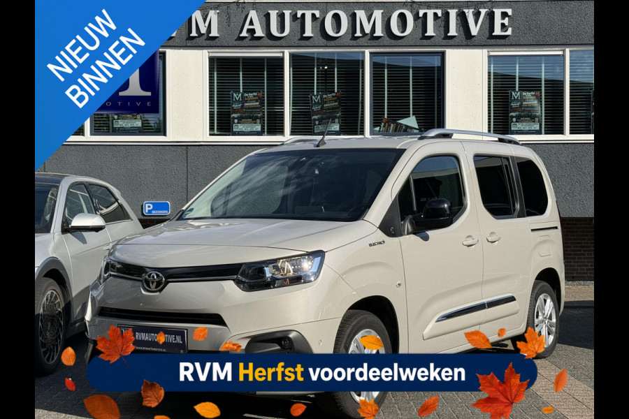 Toyota PROACE CITY Verso Toyota Proace City L1 Electric Team D SOH: 100% | VAN: 29.900,- VOOR: 26.877,- UW HERFSTVOORDEEL: 3.023,- euro | RIJKLAARPRIJS incl. TOYOTA GARANTIE