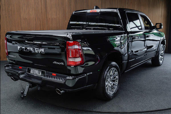 Dodge Ram 1500 5.7 V8 4x4 Crew Cab Laramie Panodak Harman K. Leer Navi Alpine Stoelventilatie Camera Stoelverwarming voor en achter LPG onderbouw LED Elektr. verstelb. pedalen Trekhaak Elektr. in en uitklapbare sidesteps Luchtvering BTW autto