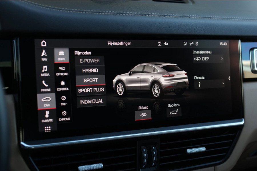 Porsche Cayenne Coupé 3.0 E-Hybrid *Pano*Sport Design*Sportuitlaat*Soft-Close*Sportstoelen*