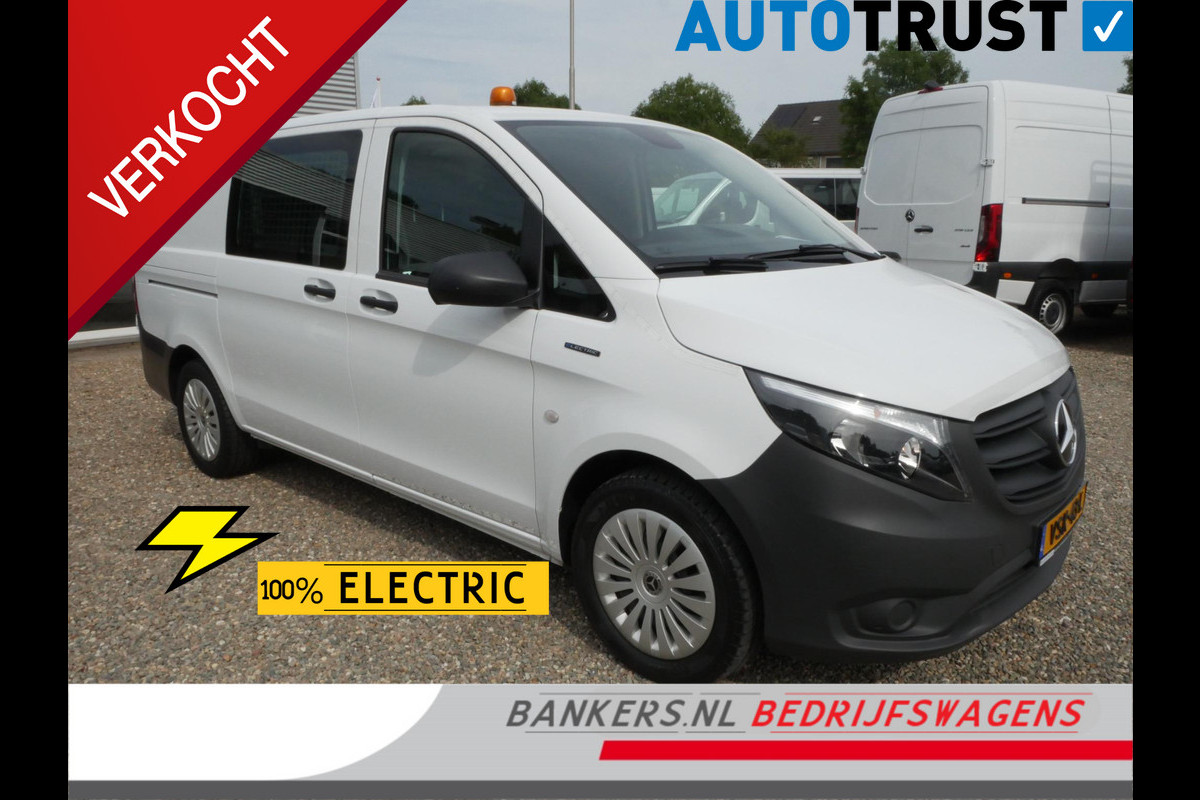 Mercedes-Benz eVito e-Vito Lang 66 kWh SOH 93.63& Airco Cruise