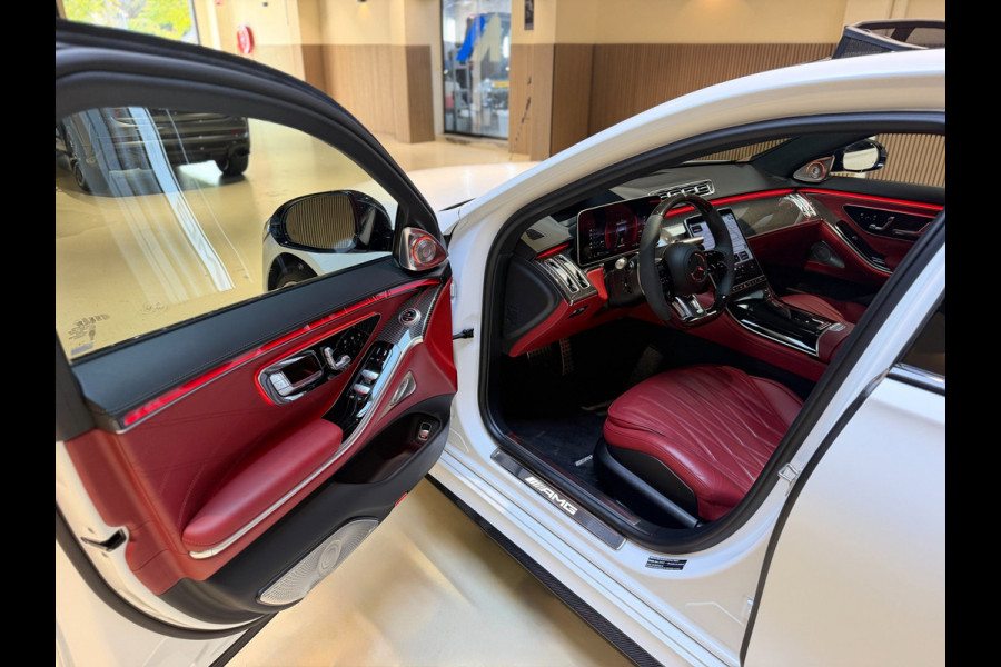Mercedes-Benz S-Klasse AMG 63 S E Performance|Pano|HUD|Keyless|360|4D Burmester|Massage|Matrix|Chauffeurspakket|Carbon
