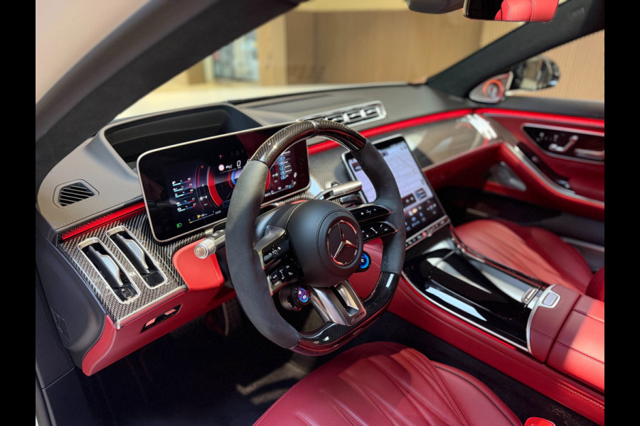 Mercedes-Benz S-Klasse AMG 63 S E Performance|Pano|HUD|Keyless|360|4D Burmester|Massage|Matrix|Chauffeurspakket|Carbon
