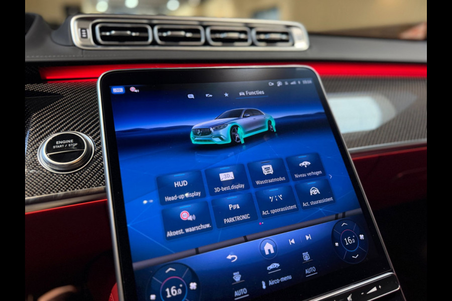 Mercedes-Benz S-Klasse AMG 63 S E Performance|Pano|HUD|Keyless|360|4D Burmester|Massage|Matrix|Chauffeurspakket|Carbon