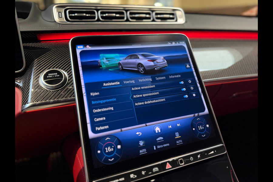 Mercedes-Benz S-Klasse AMG 63 S E Performance|Pano|HUD|Keyless|360|4D Burmester|Massage|Matrix|Chauffeurspakket|Carbon
