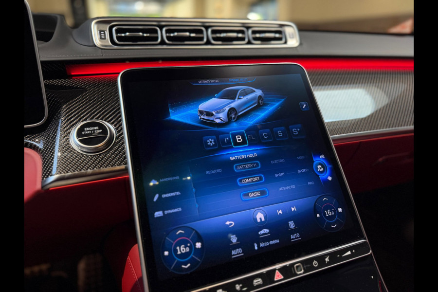 Mercedes-Benz S-Klasse AMG 63 S E Performance|Pano|HUD|Keyless|360|4D Burmester|Massage|Matrix|Chauffeurspakket|Carbon