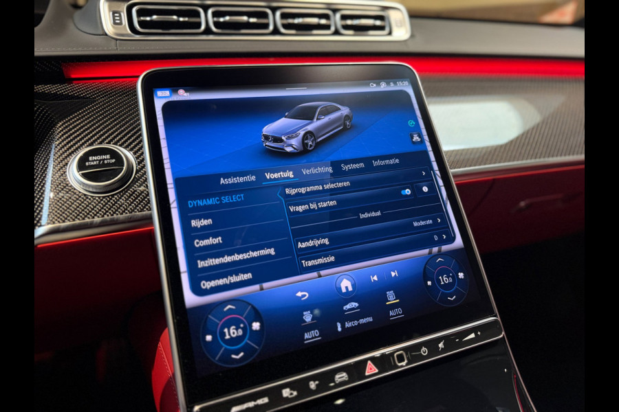 Mercedes-Benz S-Klasse AMG 63 S E Performance|Pano|HUD|Keyless|360|4D Burmester|Massage|Matrix|Chauffeurspakket|Carbon