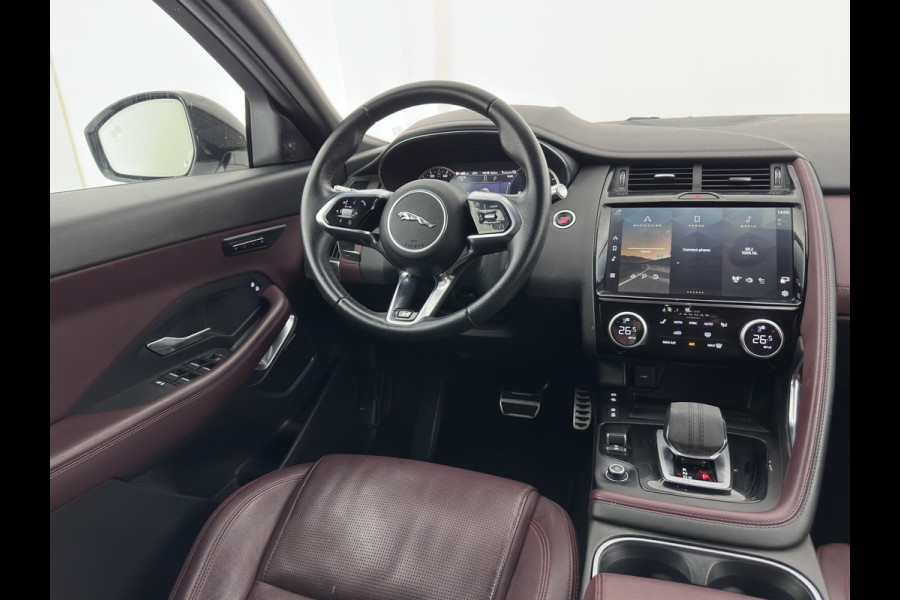 Jaguar E-Pace 1.5 P300e AWD R-Dynamic HSE (Plug-in) {SoH-99%} (INCL.BTW) *LEATHER | FULL-LED | MEMORY-PACK | MERIDIAN-SOUND | BLIND-SPOT | CAMERA | NAVI-FULLMAP | HEATED-SPORTSEATS | DAB+ | KEYLESS | ECC | PDC | CRUISE | 20''ALU*