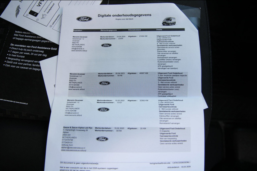Ford Transit 350 2.0 TDCI L2H2 Trend MHEV 130PK / Sync 3 / Dealer onderhoudsbeurt