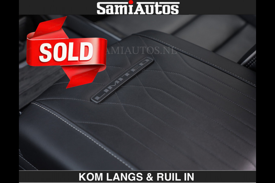 Dodge Ram Limited Night H.O 540HP 706Nm | € 84.950 excl | Massage + Full Option | De Meest Luxe en Volle Pick-Up in zijn Klasse | Comfortabele Dubbele Cabine met Royale 5 Zitplaatsen | BPM vrij | Nu Leverbaar uit Voorraad | Voorraad Nr 2356 - 0990 | De specialist in Amerikaanse pick‑ups in Nederland en Europa.