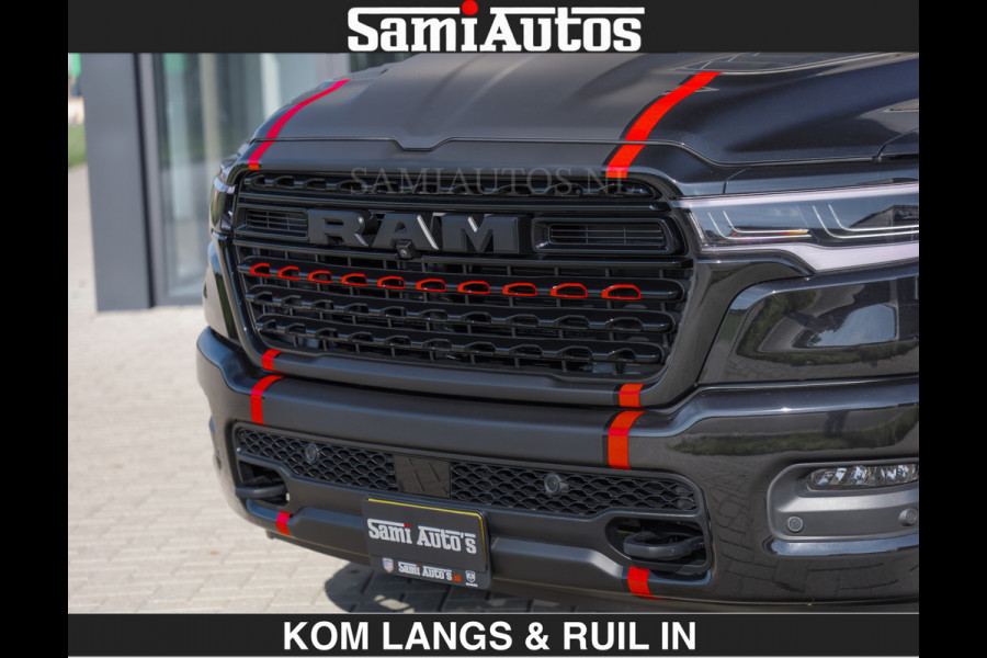 Dodge Ram Limited 540 PK | €84950,- excl De Meest Luxe en Volle Pick-Up in zijn Klasse | Massage + Full Option | Comfortabele Dubbele Cabine met Royale 5 Zitplaatsen | BPM vrij | Nu Leverbaar uit Voorraad | Voorraad Nr 2334 - 5409 | De specialist in Amerikaanse pick‑ups in Nederland en Europa.