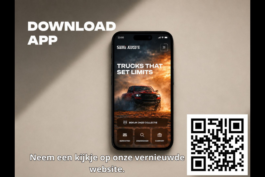 Dodge Ram Limited 540 PK | €84950,- excl De Meest Luxe en Volle Pick-Up in zijn Klasse | Massage + Full Option | Comfortabele Dubbele Cabine met Royale 5 Zitplaatsen | BPM vrij | Nu Leverbaar uit Voorraad | Voorraad Nr 2334 - 5409 | De specialist in Amerikaanse pick‑ups in Nederland en Europa.