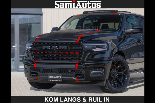 Dodge Ram Limited 540 PK | €84950,- excl De Meest Luxe en Volle Pick-Up in zijn Klasse | Massage + Full Option | Comfortabele Dubbele Cabine met Royale 5 Zitplaatsen | BPM vrij | Nu Leverbaar uit Voorraad | Voorraad Nr 2334 - 5409 | De specialist in Amerikaanse pick‑ups in Nederland en Europa.