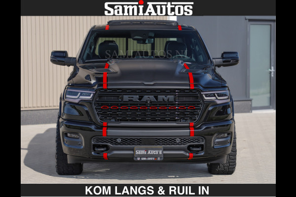 Dodge Ram Limited 540 PK | €84950,- excl De Meest Luxe en Volle Pick-Up in zijn Klasse | Massage + Full Option | Comfortabele Dubbele Cabine met Royale 5 Zitplaatsen | BPM vrij | Nu Leverbaar uit Voorraad | Voorraad Nr 2334 - 5409 | De specialist in Amerikaanse pick‑ups in Nederland en Europa.