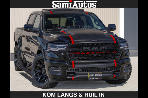 Dodge Ram Limited 540 PK | €84950,- excl De Meest Luxe en Volle Pick-Up in zijn Klasse | Massage + Full Option | Comfortabele Dubbele Cabine met Royale 5 Zitplaatsen | BPM vrij | Nu Leverbaar uit Voorraad | Voorraad Nr 2334 - 5409 | De specialist in Amerikaanse pick‑ups in Nederland en Europa.