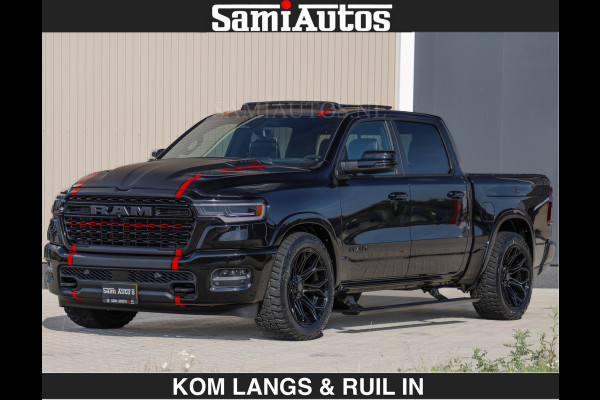 Dodge Ram Limited 540 PK | €84950,- excl De Meest Luxe en Volle Pick-Up in zijn Klasse | Massage + Full Option | Comfortabele Dubbele Cabine met Royale 5 Zitplaatsen | BPM vrij | Nu Leverbaar uit Voorraad | Voorraad Nr 2334 - 5409 | De specialist in Amerikaanse pick‑ups in Nederland en Europa.