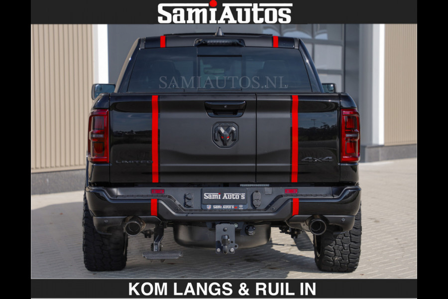 Dodge Ram Limited 540 PK | €84950,- excl De Meest Luxe en Volle Pick-Up in zijn Klasse | Massage + Full Option | Comfortabele Dubbele Cabine met Royale 5 Zitplaatsen | BPM vrij | Nu Leverbaar uit Voorraad | Voorraad Nr 2334 - 5409 | De specialist in Amerikaanse pick‑ups in Nederland en Europa.