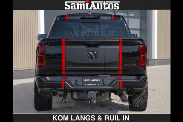 Dodge Ram Limited 540 PK | €84950,- excl De Meest Luxe en Volle Pick-Up in zijn Klasse | Massage + Full Option | Comfortabele Dubbele Cabine met Royale 5 Zitplaatsen | BPM vrij | Nu Leverbaar uit Voorraad | Voorraad Nr 2334 - 5409 | De specialist in Amerikaanse pick‑ups in Nederland en Europa.
