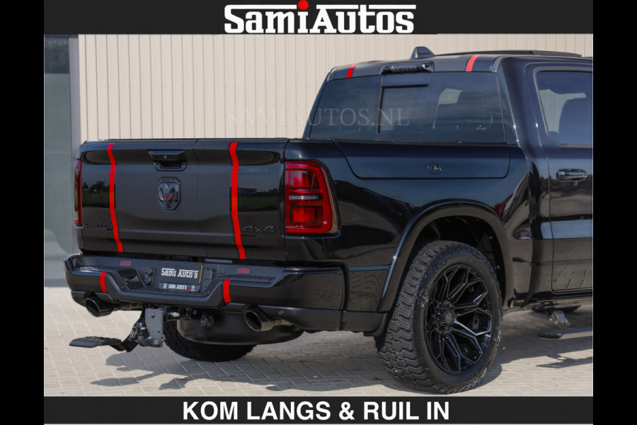 Dodge Ram Limited 540 PK | €84950,- excl De Meest Luxe en Volle Pick-Up in zijn Klasse | Massage + Full Option | Comfortabele Dubbele Cabine met Royale 5 Zitplaatsen | BPM vrij | Nu Leverbaar uit Voorraad | Voorraad Nr 2334 - 5409 | De specialist in Amerikaanse pick‑ups in Nederland en Europa.