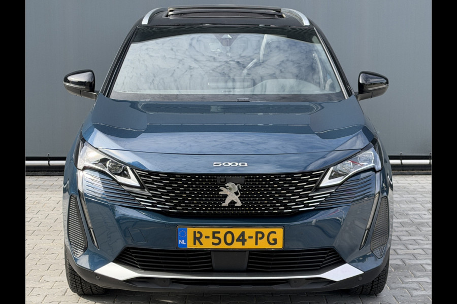 Peugeot 5008 BWJ 10-2022 | 1.2T 131PK GT | PANO DAK | EL KOFFERKLEP | CLIMA | NAVI | CARPLAY |  PDC | PRIVACY GLASS | LED |