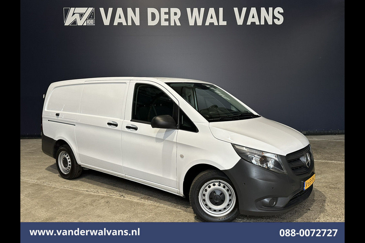 Mercedes-Benz Vito 116 CDI 164pk L2H1 Euro6 Airco | Camera | Navigatie | Apple Carplay | Cruisecontrol Android Auto, Parkeersensoren, Bijrijdersbank