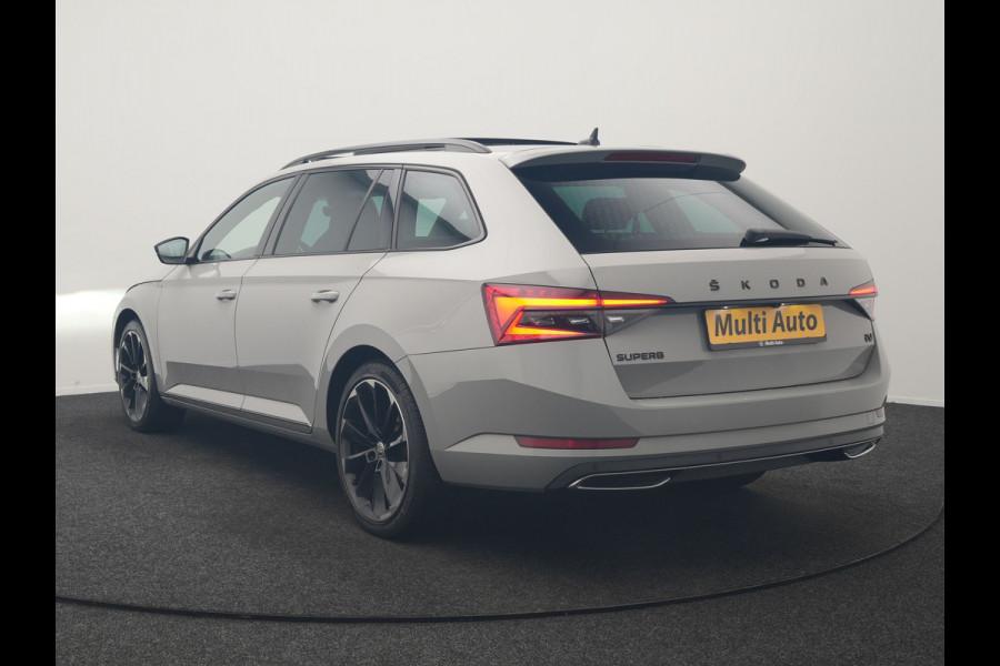 Škoda Superb Combi 1.4 TSI iV Sportline Business PHEV 218pk Dealer O.H. | SOH 91,2% | | Panodak | Adaptive Cruise | Camera | Canton Audio | Alcantara Sportstoelen Memory & Verwarmd | Sfeerverlichting | Keyless | BLIS | Stuur Verwarmd | Apple Carplay | Crystal LED | Navigatie | Plug In Hybrid |