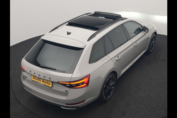 Škoda Superb Combi 1.4 TSI iV Sportline Business PHEV 218pk Dealer O.H. | SOH 91,2% | | Panodak | Adaptive Cruise | Camera | Canton Audio | Alcantara Sportstoelen Memory & Verwarmd | Sfeerverlichting | Keyless | BLIS | Stuur Verwarmd | Apple Carplay | Crystal LED | Navigatie | Plug In Hybrid |