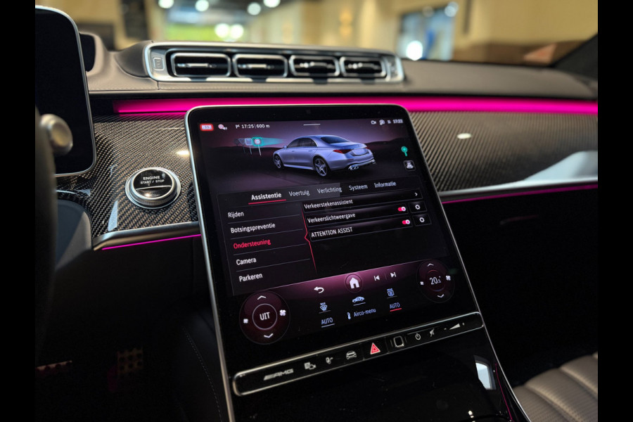 Mercedes-Benz S-Klasse AMG 63 S E Performance|Pano|HUD|Keyless|360|4D Burmester|Massage|Matrix|Chauffeur Pakket|Carbon